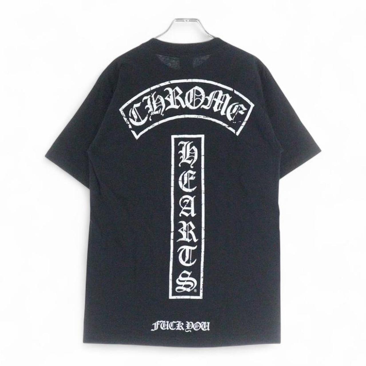 Chrome Hearts OLD T BAR Print Star Short Sleeve T-shirt