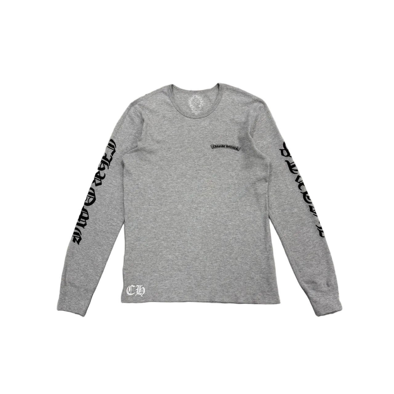 Chrome Hearts Scroll Logo Thermal Waffle Longsleeve
