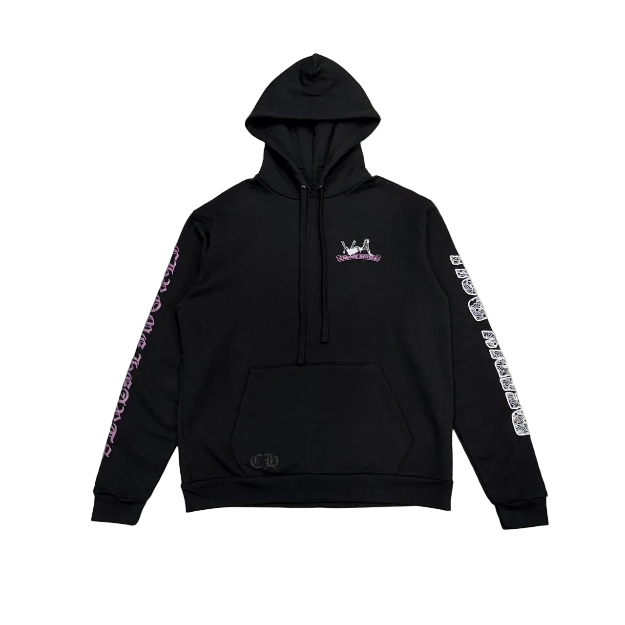 Chrome Hearts Deadly Doll Exclusive Glitter Pin Up Plus Logo Hoodie