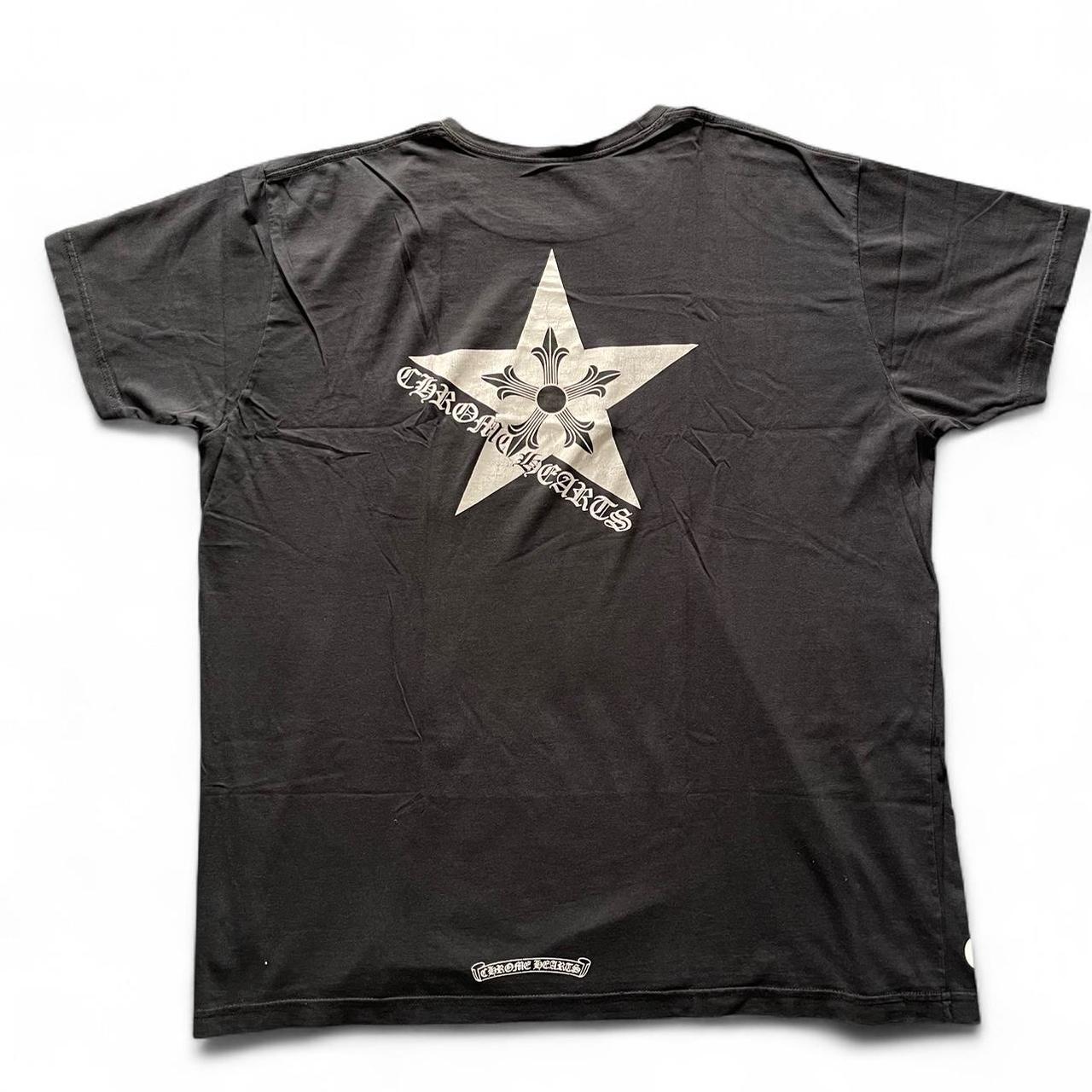 Chrome Hearts Ninja Star Logo Scroll Tee