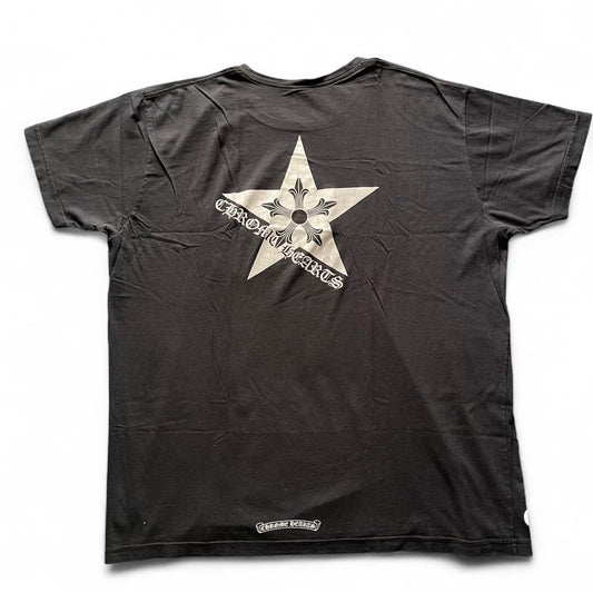Chrome Hearts Ninja Star Logo Scroll Tee