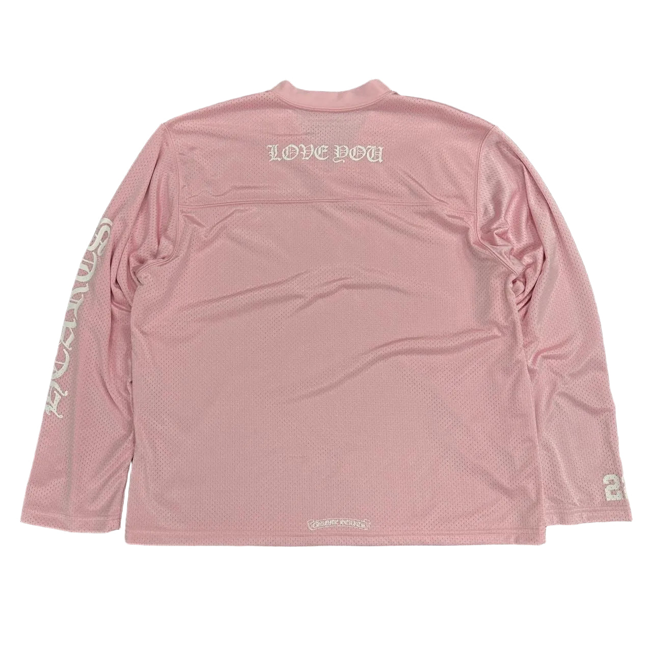 Chrome Hearts Mesh Warm Up Jersey Pink