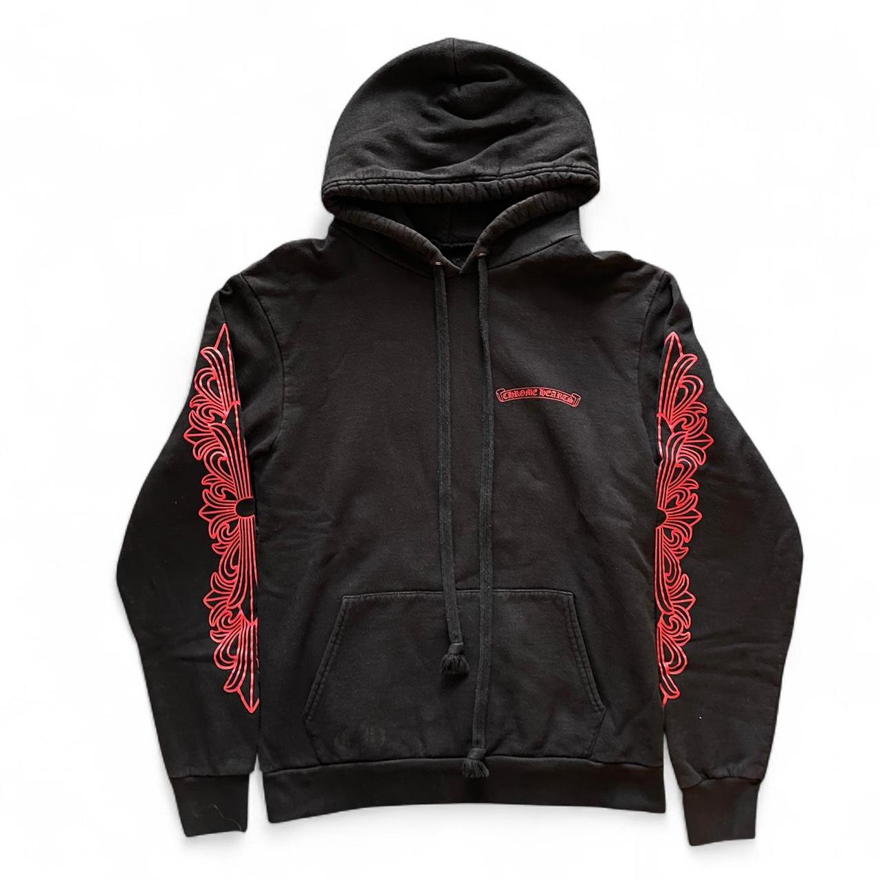 Chrome Hearts Floral Cross Horseshoe Hoodie