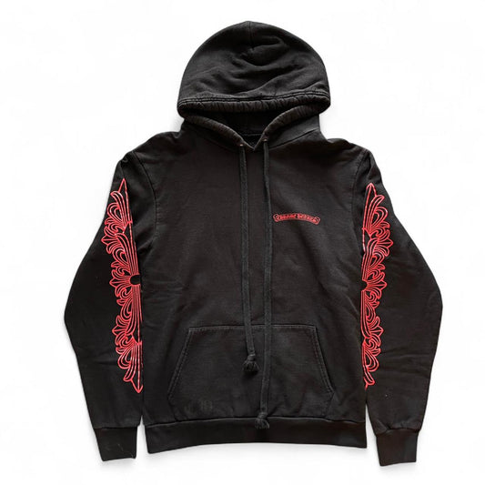 Chrome Hearts Floral Cross Horseshoe Hoodie