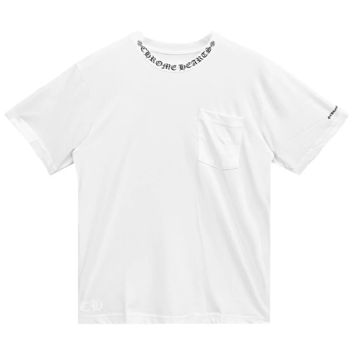 Chrome Hearts 1988 White Neck Logo T Shirt