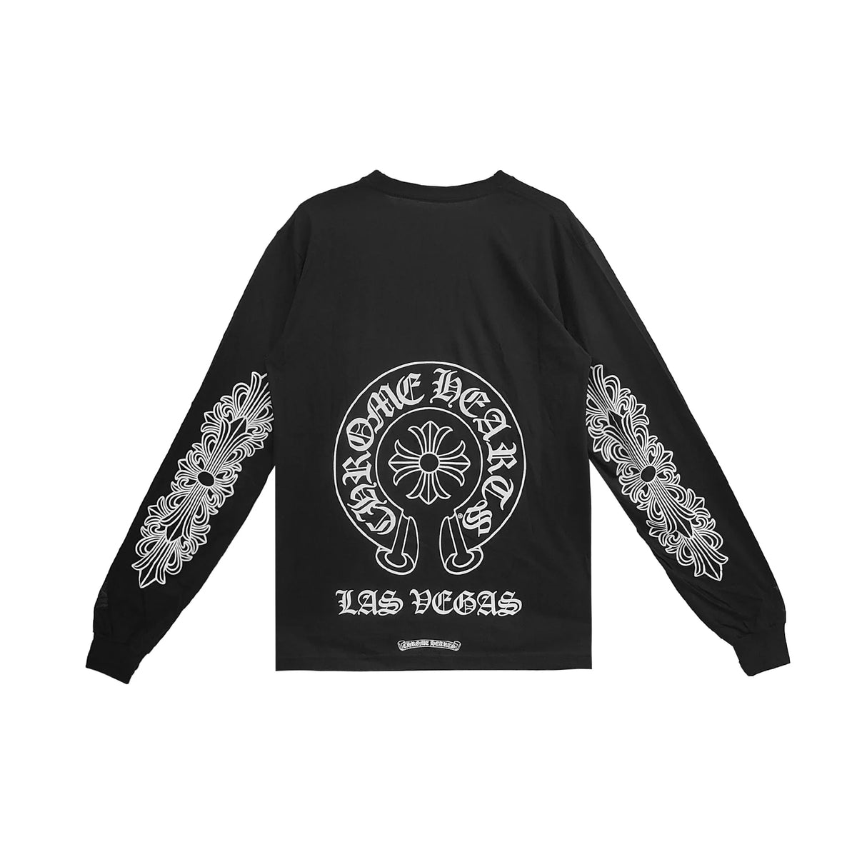 Chrome Hearts Las Vegas Exclusive Horseshoe Black Long Sleeve Tee