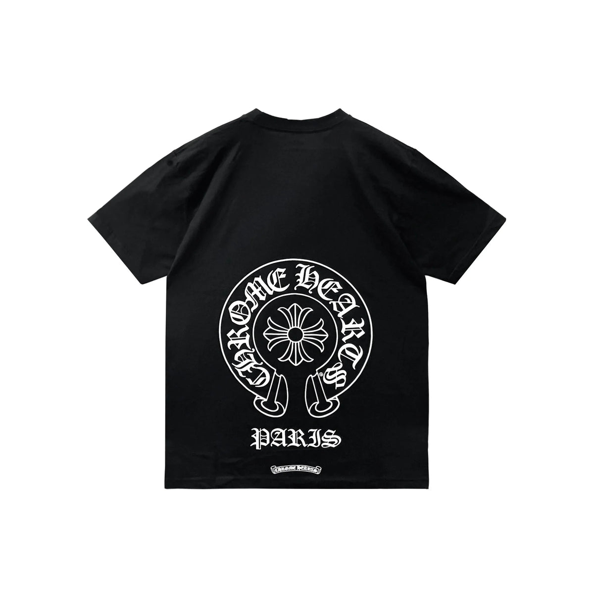 Chrome Hearts Paris Exclusive Horseshoe Black Short Sleeve Tee