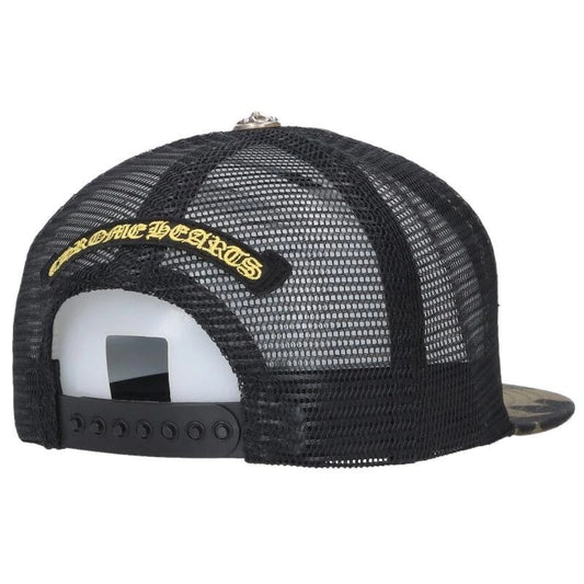 Chrome Hearts Plus Cross Seal Stamp Trucker Hat